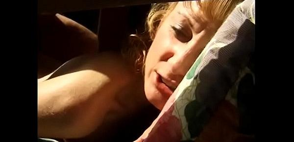  Horny blonde cougar Angela Faith sucks cock and gets anal